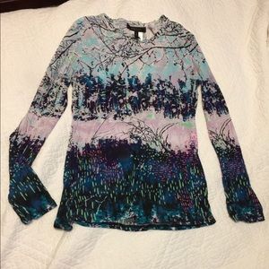 BCBG large print tee